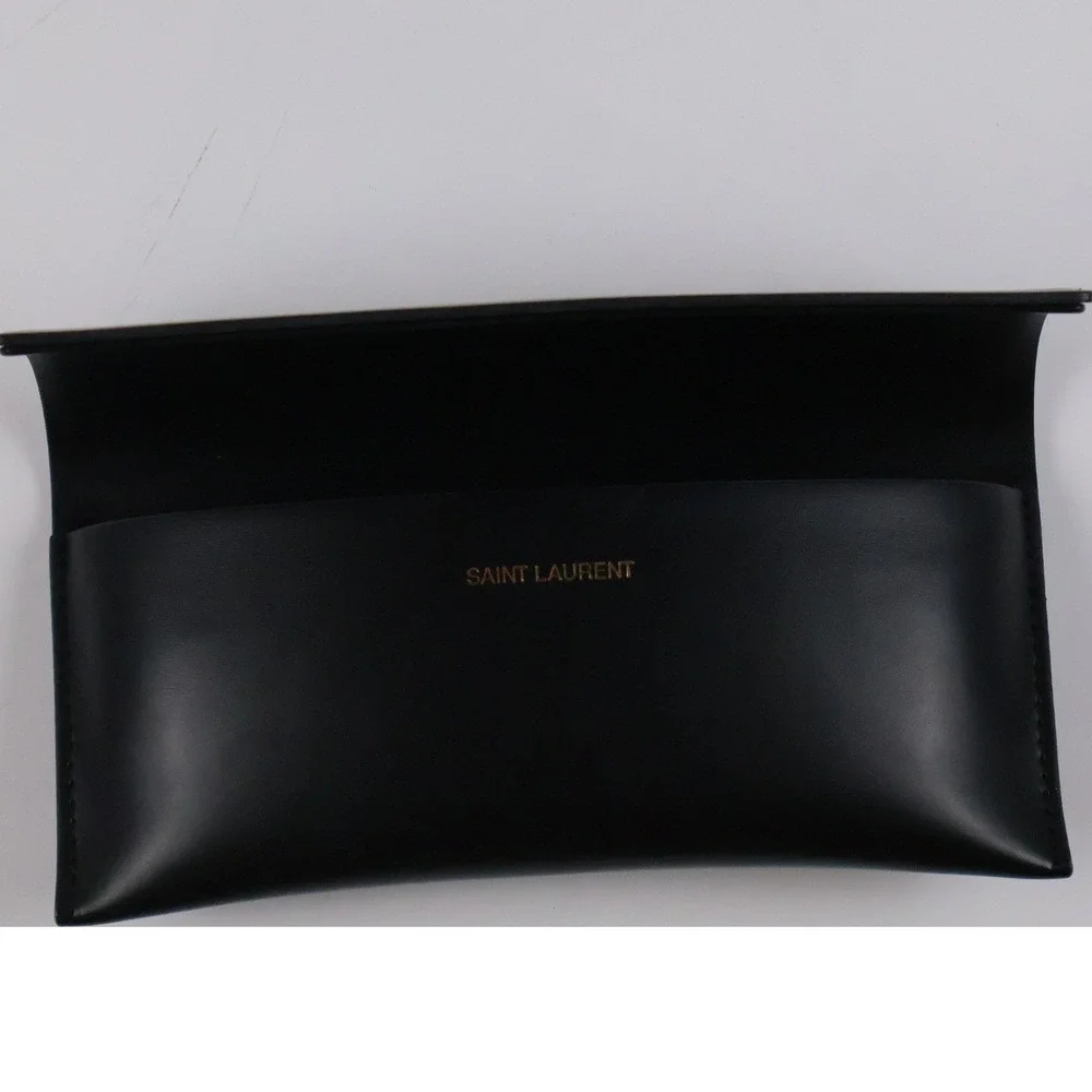 Saint Laurent Eyeglasses SL 408/F 003 Transparent Nude Square Frames Italy